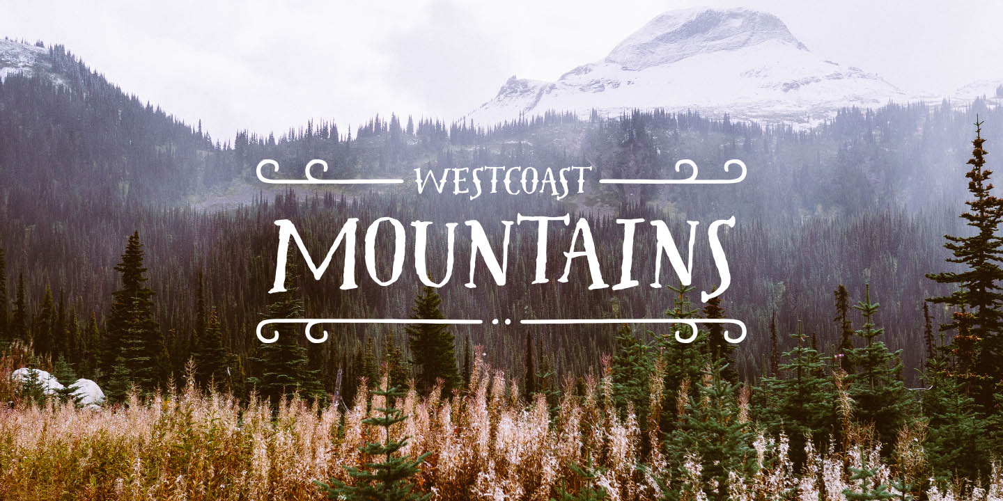 Westcoast Letters Regular Font preview